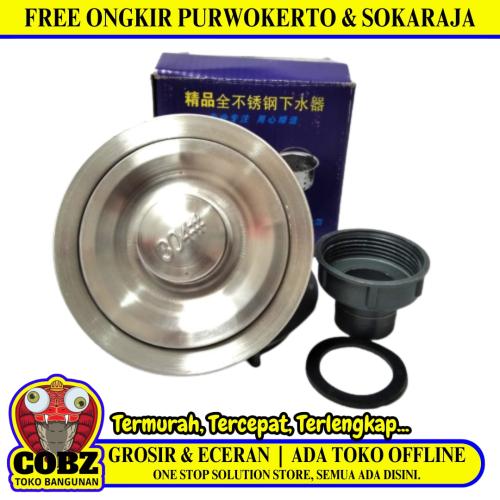 1 1/2 IN / 8110 Afur Saringan Bak Cuci Piring Kitchen Sink Stainless