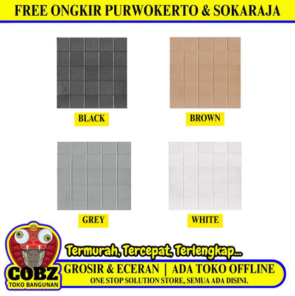 25 CM x 25 CM / ASIA TILE ALPHA Keramik Lantai Kamar Mandi Matte Putih Dus
