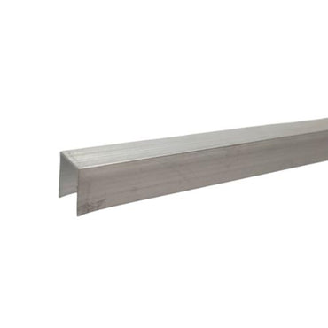 4 MM - 6 MM x 6M / TM List Profil U Sambungan Polykarbonat Aluminium Btg