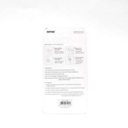 JOYKO ADHK-3080 Kapstok Cantel Gantungan Baju Dinding Mini PVC Set