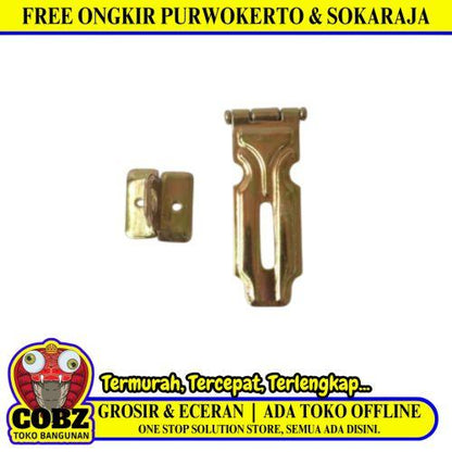 3 IN / KZK Overpal Tempat Gembok Cantel Kunci Pintu