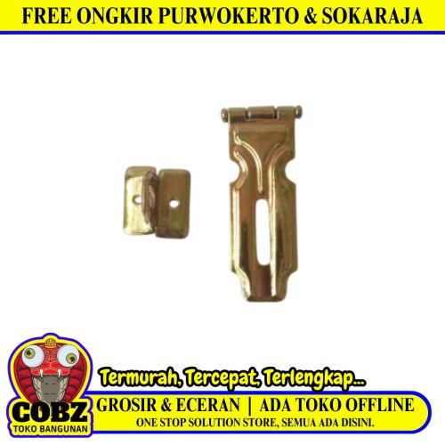 3 IN / KZK Overpal Tempat Gembok Cantel Kunci Pintu