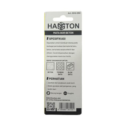 5 MM / HASTON Masonry Drill Bits Mata Bor Beton Tembok Dinding
