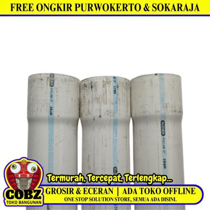 5 IN / RUCIKA WAVIN AW Lis Biru Pipa Pralon Paralon PVC Putih Batang