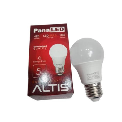 5 WATT / PANALED ALTIS LED Lampu Bohlam Bulb Moto Warna Putih Cahaya