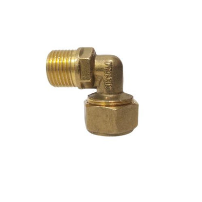 L 20 x 1/2 IN / TM Knee Selang Pex Drat Luar Ke Pipa Kuningan