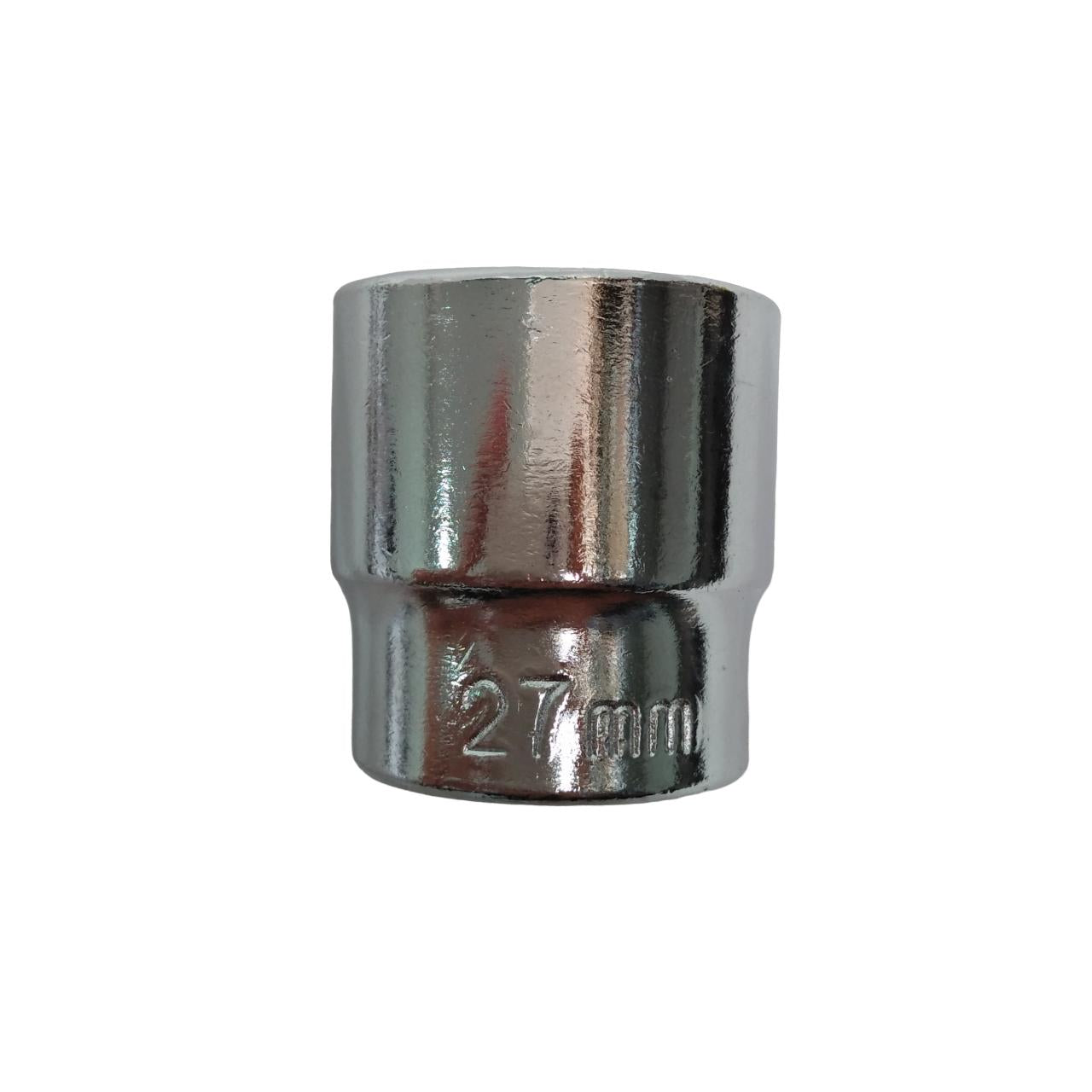 6 PT x 1/2 IN x 27 MM / TM Mata Kunci Sok Shock Socket Chrome