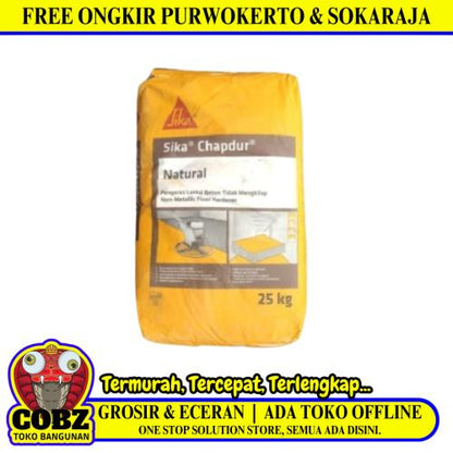 25 KG / SIKA CHAPDUR FLOOR HARDENER Semen Instant Acian Lantai Sak