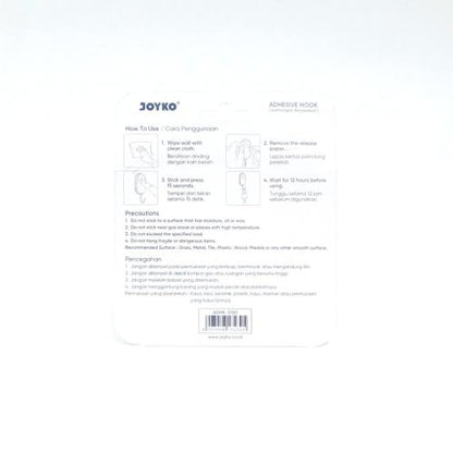JOYKO ADHK-3100 Kapstok Cantel Gantungan Baju Dinding Mini PVC Set