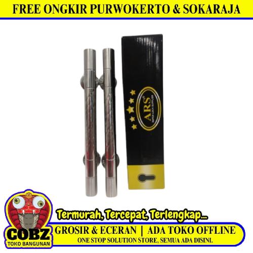 30 CM / ARS Tarikan Pegangan Pull Handle Pintu SS Silver Set