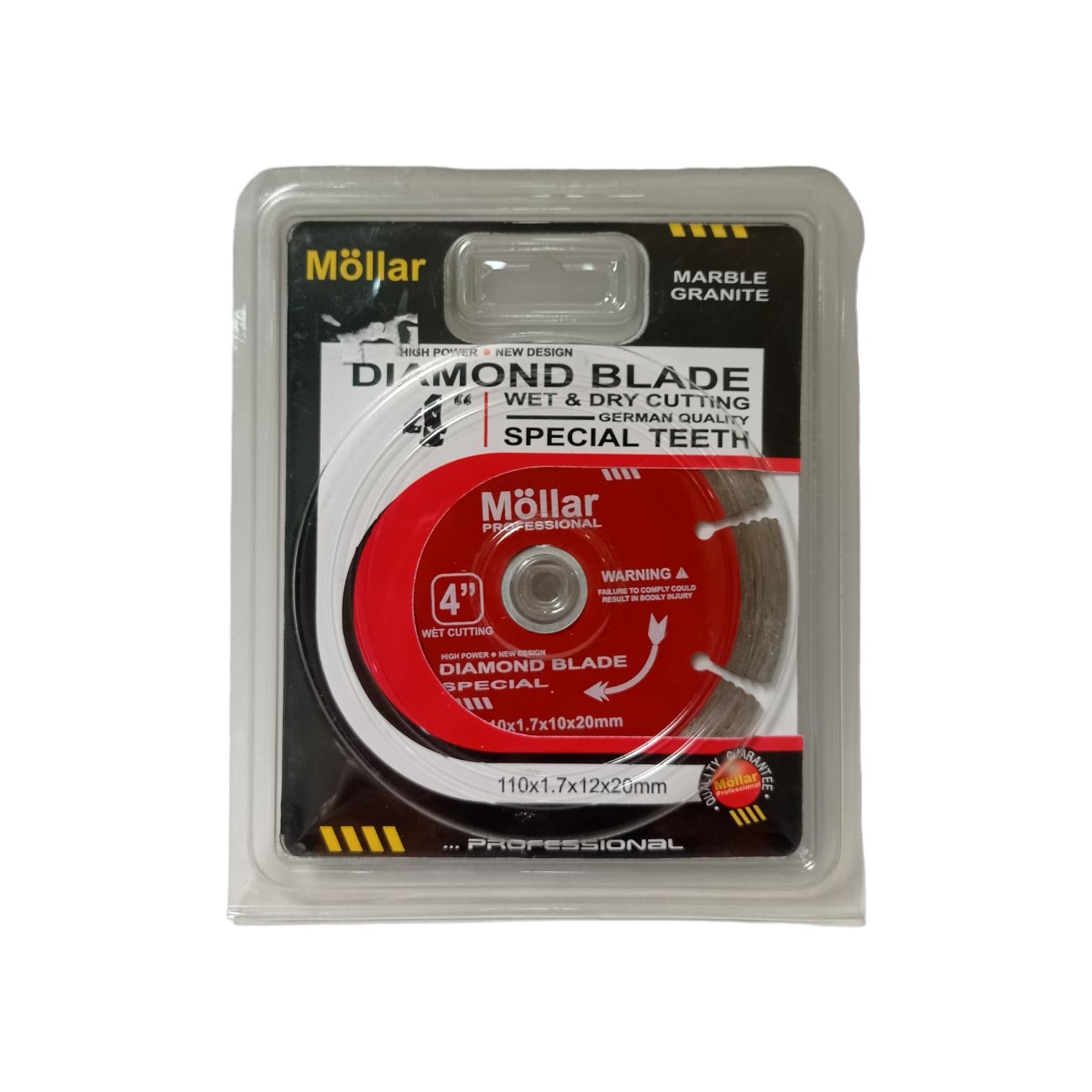 4 IN / MOLLAR 01 Dry Mata Gerinda Potong Keramik Diamond Cutting Wheel