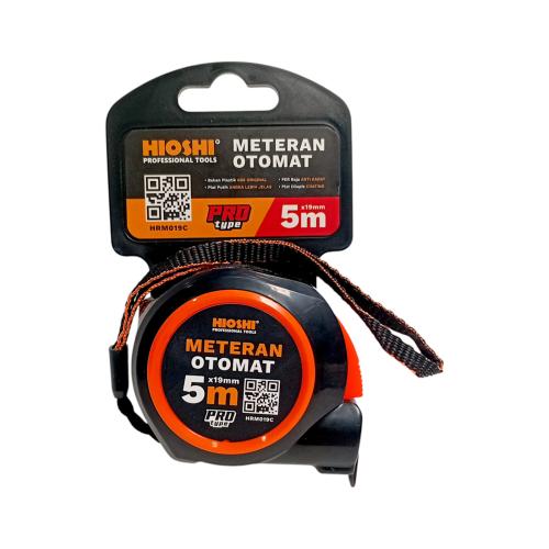 5 M / HIOSHI OTOMAT Meteran Alat Ukur Tukang Bangunan Measuring Tape