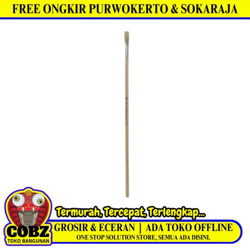 4 MM / VICO 579 Kuas Lukis Tembok Kayu Besi Air Acyrlic Paint Brush