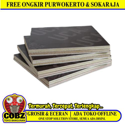 15 MM x 120 CM x 240 CM / TM Triplek Cor Film Face 2 Sisi Lembar