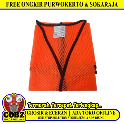 SIZE OS / TM Rompi Proyek Kerja Tukang Parkir Jaring Orange