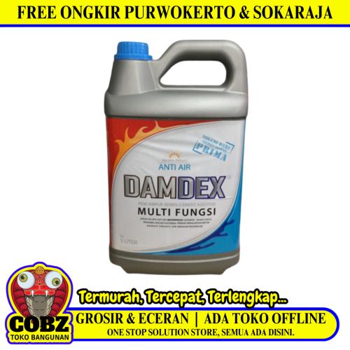 5 L / DAMDEX Cairan Waterproofing  Semen Pelapis Anti Bocor Galon