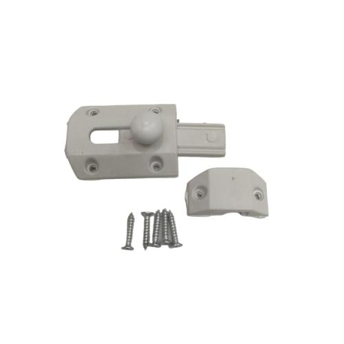 2 IN / COBZ 02 Grendel Kunci Slot Pintu Jendela Plastik PVC