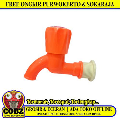 1/2 IN / CISAL Kran Air Tembok Taman Kamar Mandi Plastik PVC