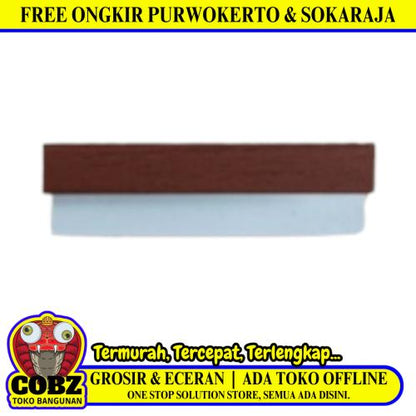 1.5 CM x 4 M / SHUNDA PLAFON LS.301-6 List Profil U Plafon U PVC Batang