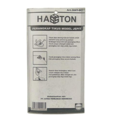 HASSTON Jepretan Jepit Jebakan Senteg Jerat Perangkap Tikus Plastik