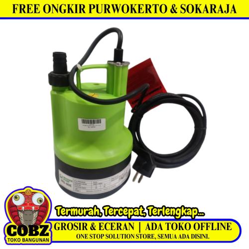 WASSER WD-80E Pompa Celup Air Bersih Kolam Sumur Non Otomatis Set