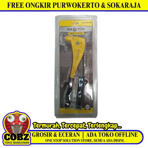 10 IN/HASTON ART 4140 Tang Hand Riveter Tembakan Paku Keling Aluminium