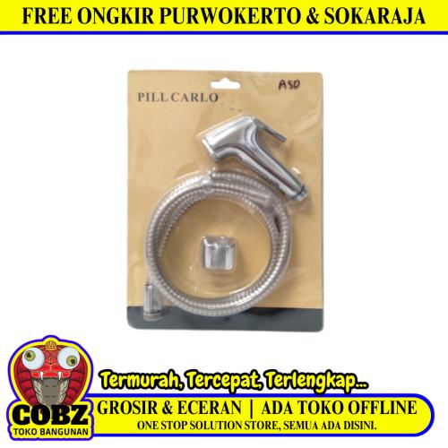 1/2 IN x 120 CM / PILL CARLO A50 Jet Shower Cebok Toilet Stainless Set