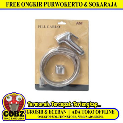 1/2 IN x 120 CM / PILL CARLO A50 Jet Shower Cebok Toilet Stainless Set