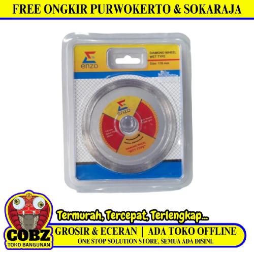 4 IN / ENZO Wet Mata Gerinda Potong Keramik Diamond Cutting Wheel
