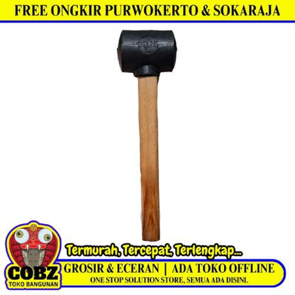 8 OZ / STARK Palu Martil Karet Tukang Kaca Keramik Gagang Bahan