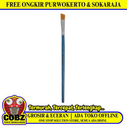 12 MM / SHINING Kuas Lukis Tembok Kayu Besi Air Acyrlic Paint Brush