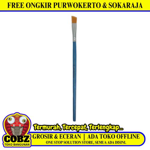 12 MM / SHINING Kuas Lukis Tembok Kayu Besi Air Acyrlic Paint Brush