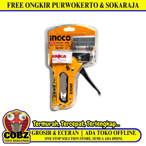4 MM - 14 MM / INGCO HSG1405 Guntacker Stapler Staples Hekter Tembak