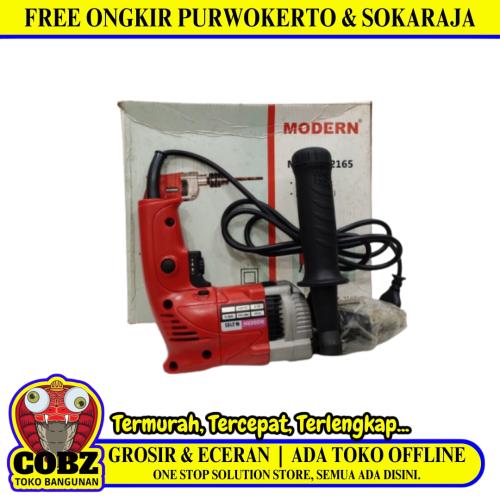 MODERN M 2165 16 Mesin Bor Tangan Impact 2 Way Kabel Set
