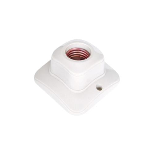 BROCO 1211 Fitting Tempat Lampu Plafon Atap Tempel Kotak Besar Putih