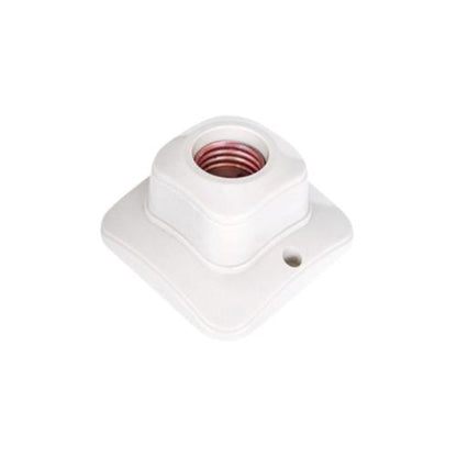 BROCO 1211 Fitting Tempat Lampu Plafon Atap Tempel Kotak Besar Putih