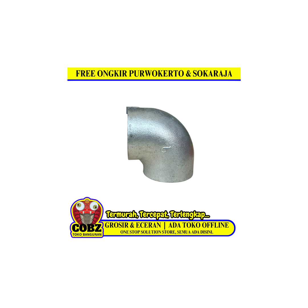 2 IN / TM Knee Drat Dalam Besi