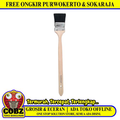 2 1/2 IN / ACE OLDFIELDS Kuas Cat Bengkok Angle Radiator Brush Gagang Panjang