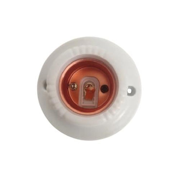 SHENGWEI 365 Fitting Tempat Lampu Plafon Atap Tempel Bulat Kecil Putih