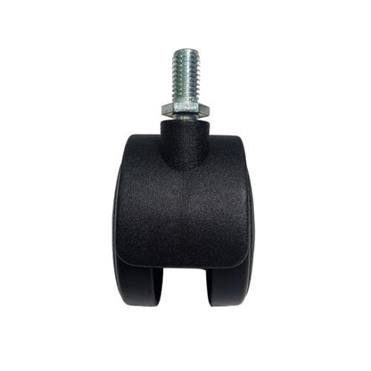 2 IN / TM Roda Hidup Kursi Non Rem Drat PVC Hitam Rem