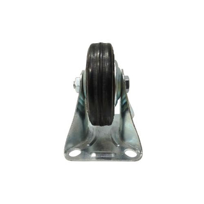 3 IN / TRIPLE-S Roda Mati Trolly Gepeng Plat 72 MM Karet Hitam