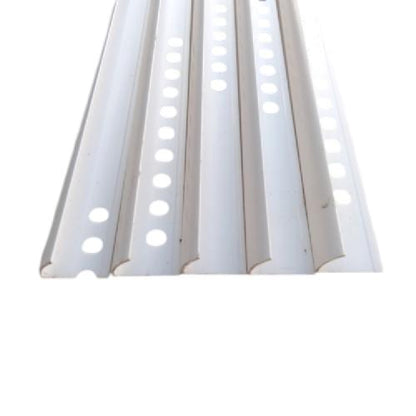 240 CM / COBZ Tile Trim Lis List Keramik Granit Plastik PVC Putih Batang