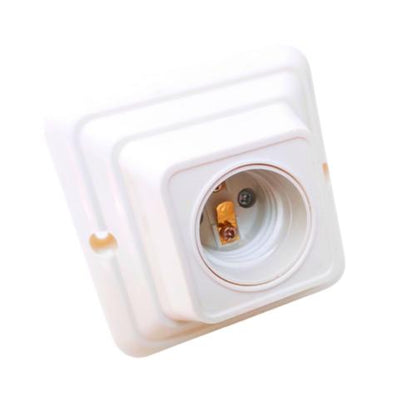 PANASONIC 52202031 Fitting Tempat Lampu Plafon Atap Tempel Kotak Besar Cream