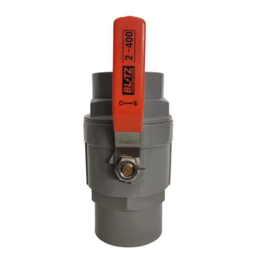2 IN / BLITZ Stop Kran Polos Ball Valve Engkol Plastik PVC