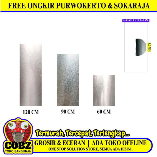 0.3 MM / TM Seng Talang Air Plat Atap Gerobak Galvalum Meter