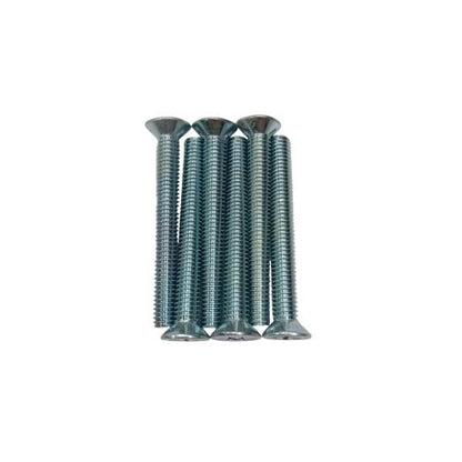 M 6 x 50 MM / TM Baut JF Kepala Rata Plus Putih Biji