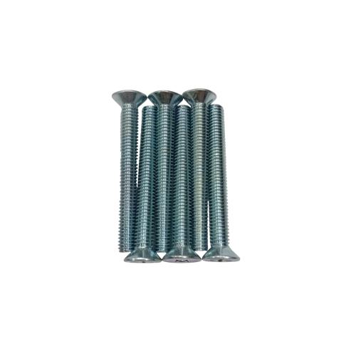 M 6 x 50 MM / TM Baut JF Kepala Rata Plus Putih Biji