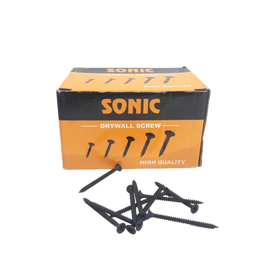 #6 X 2 IN / SONIC Sekrup Gypsum Screw Plafon Board GRC Hitam Dus