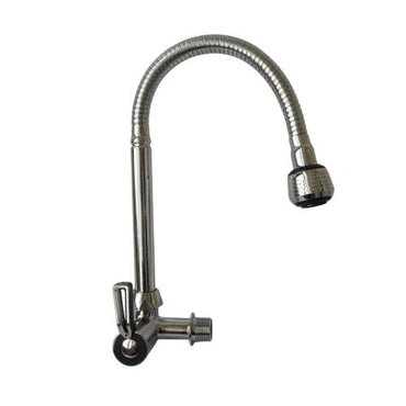 1/2 IN / AGATHA Kran Angsa Fleksibel Sink BCP Tembok Stainless