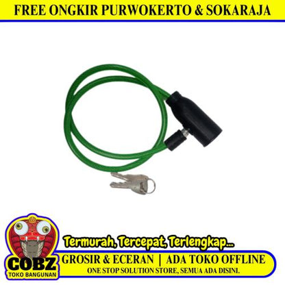 COBZ Gembok Sepeda Pengaman Anti Maling Model Kunci Bicycle Lock